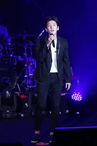 Actor Surcoreano Chang Wook Actúa Una Reunión Fans Taipei Taiwán —  Fotos de Stock