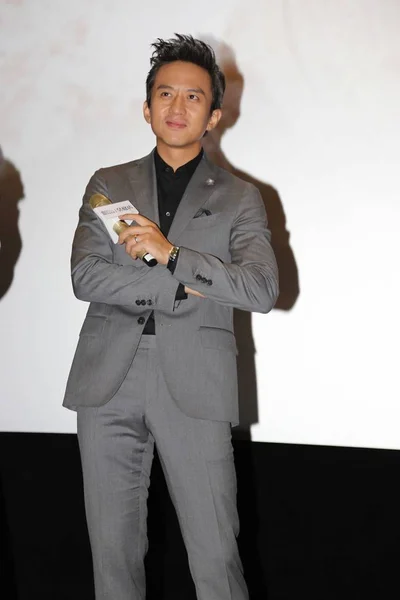 Chinese Actor Deng Chao Attends Press Conference His Movie Dead — Stock Photo, Image