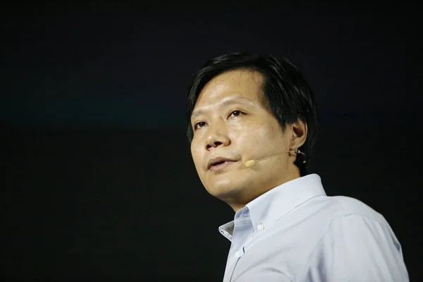 Лэй Цзюнь Председатель Генеральный Директор Xiaomi Technology Председатель Kingsoft Corp — стоковое фото