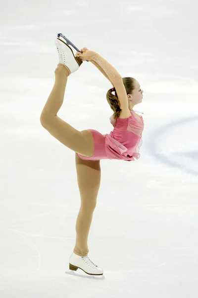 Anastasia Galustyan Armenia Performs Ladies Short Program Isu World Figure — Stock Photo, Image