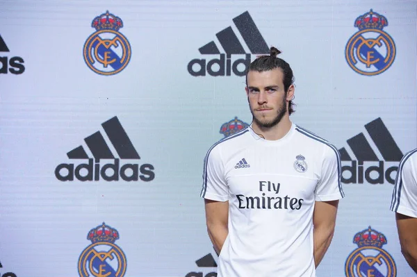 Gareth Bale Real Madryt Stawia Spotkanie Fan Podczas China International — Zdjęcie stockowe