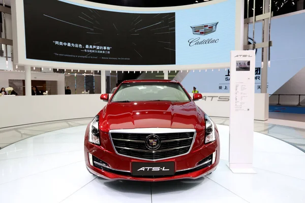 Cadillac Ats Shanghai Una Empresa Conjunta Entre Saic Motor General —  Fotos de Stock