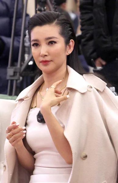 Actriz China Bingbing Asiste Una Conferencia Prensa Para Nueva Película — Foto de Stock