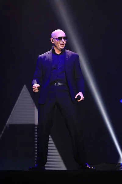 Amerikalı Rapçi Armando Christian Perez Daha Iyi Bilinen Adıyla Pitbull — Stok fotoğraf
