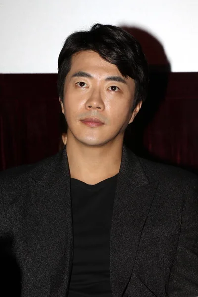 クォン サンウ韓国俳優彼の映画 上海に 敵の蜂蜜 のプロモーション イベントに出席 2015 — ストック写真