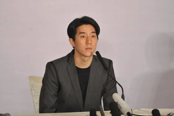 Actor Hong Kong Jaycee Chan Hijo Superestrella Del Kungfu Jackie — Foto de Stock