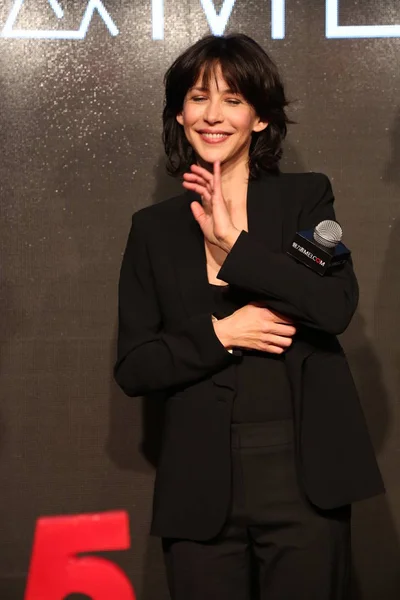 Actrice Française Sophie Marceau Pose Lors Événement Célébration Pour Cinquième — Photo