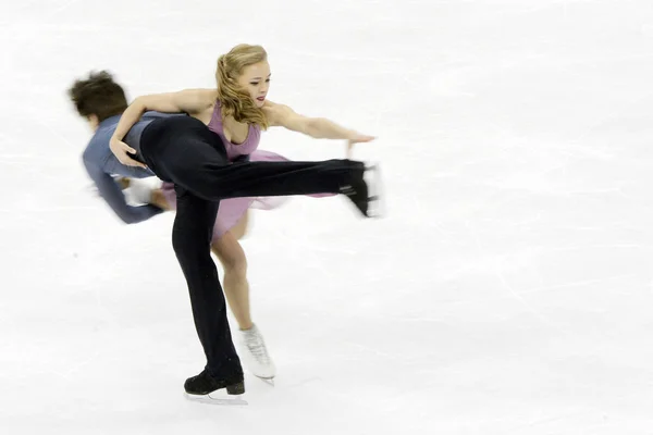 Alexandra Stepanova Ivan Bukin Van Rusland Voeren Tijdens Ice Dance — Stockfoto