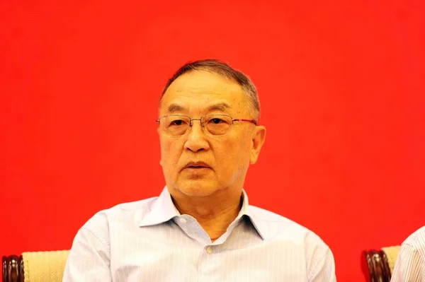 Liu Chuanzhi Ordförande För Legend Holdings Limited Deltar China Brand — Stockfoto