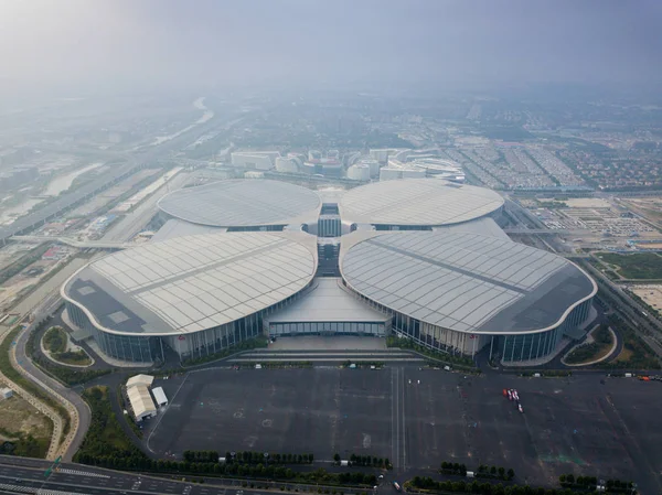 Ulusal Sergi Kongre Merkezi Shanghai 2018 Çin Uluslararası Alma Expo — Stok fotoğraf
