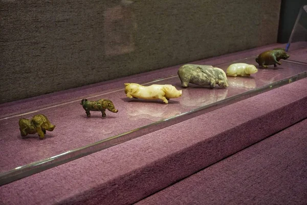 Itens Porco Estão Exibição Durante Exposição Harmony Good Harvest Museu — Fotografia de Stock