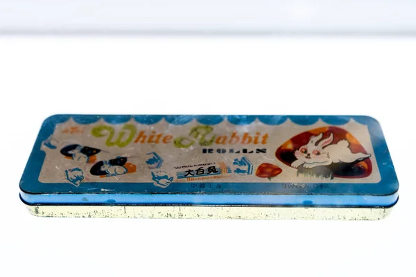 Vista Aniversário Anos Exposição Pop White Rabbit Candy Xangai China — Fotografia de Stock