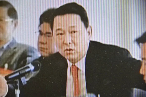 Esta Toma Televisión Tomada Febrero 2014 Liu Han Centro Presidente — Foto de Stock