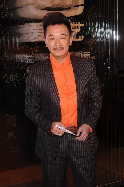 Actor Chino Huang Haibo Asiste Una Fiesta Del Vino Beijing —  Fotos de Stock