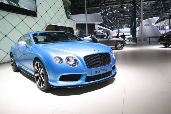 Bentley Gtv8S Exibida Durante 13Th Beijing International Automotive Exhibition Também — Fotografia de Stock