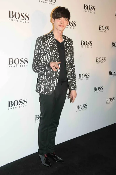 Attore Sudcoreano Lee Jong Suk Posa Durante Evento Apertura Del — Foto Stock