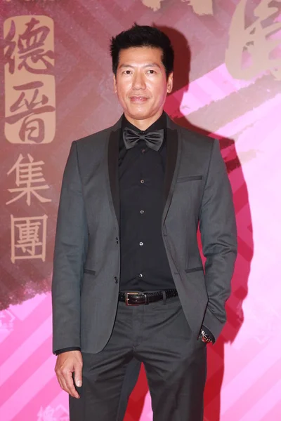 Hong Kong Actor Roy Cheung Attends Party Tak Chun Group — Stock Photo, Image