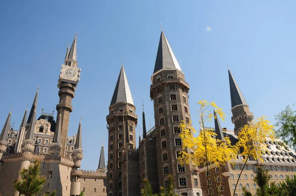 View Castle Shaped Buildings New Campus Hebei Academy Fine Arts — Stock Photo, Image