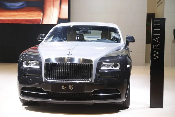 Uma Limusine Rolls Royce Wraith Exibida Durante 13Th Beijing International — Fotografia de Stock