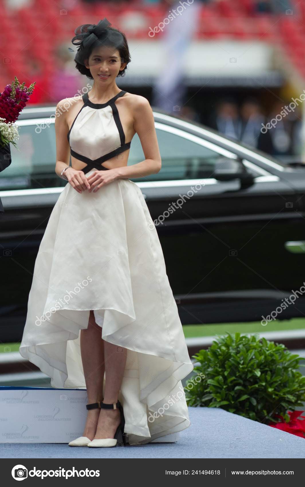 Taiwanese Model Actress Lin Chi Ling Poses Longines Equestrian