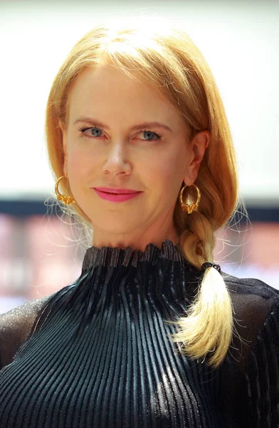 Nicole Kidman Ausztrál Színésznő Jelent Egy Sajtótájékoztatón Film Grace Monaco — Stock Fotó
