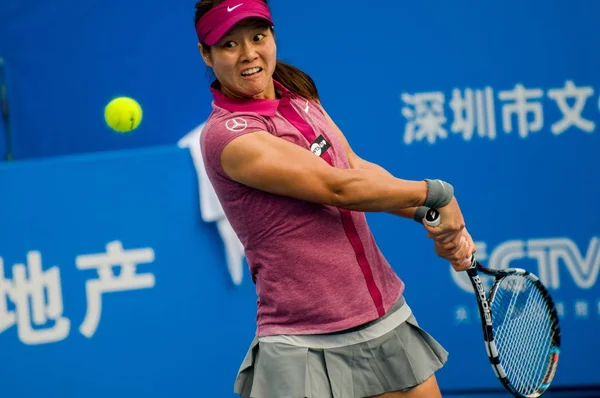 China Returns Shot Monica Niculescu Romania Womens Singles Quarterfinal Wta — 图库照片