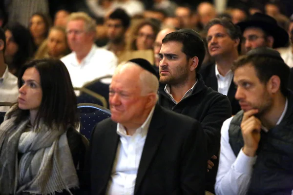 Judíos Reúnen Sinagoga Seymour Para Llorar Los Millones Judíos Asesinados —  Fotos de Stock
