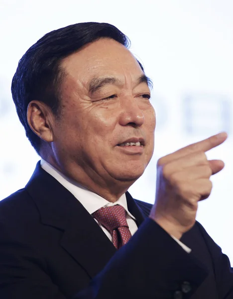 Weihua Bývalý Prezident China Merchants Bank Předseda Yangtze River International — Stock fotografie