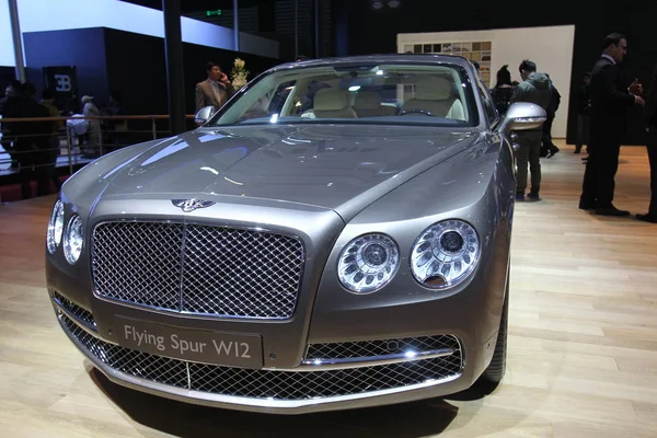 Bentley Flying Spur W12 Exibido Durante 15Th Shanghai International Automobile — Fotografia de Stock