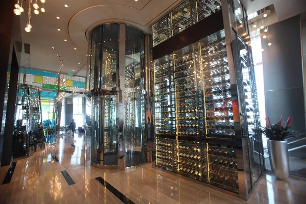Blick Auf Eine Bar China World Summit Flügelhotel Des China — Stockfoto