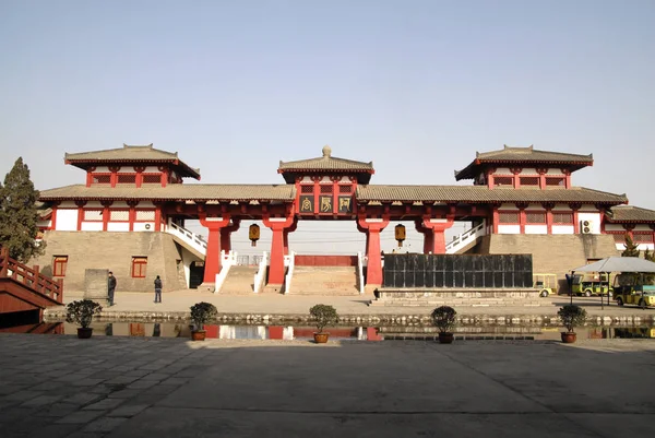 Veduta Del Palazzo Epang Nella Città Xian Provincia Nord Occidentale — Foto Stock