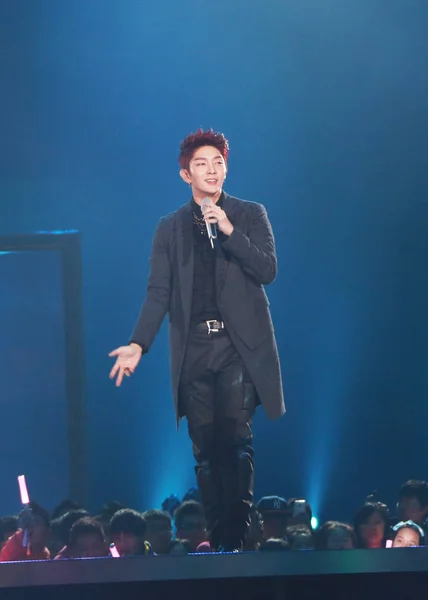 Νότιας Κορέας Τραγουδιστή Και Ηθοποιό Lee Joon Θέτει Στη Διάρκεια — Φωτογραφία Αρχείου