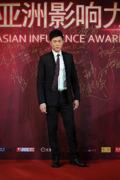 Aktor Hong Kong Sammul Chan Berpose Karpet Merah Untuk Asian — Stok Foto