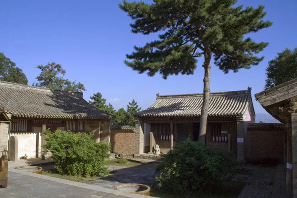 Blick Auf Den Nanchan Tempel Auf Dem Wutaishan Wutai Berg — Stockfoto