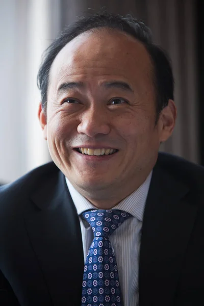 Lan Shili Były Przewodniczący Prezes East Star Group Uśmiecha Się — Zdjęcie stockowe