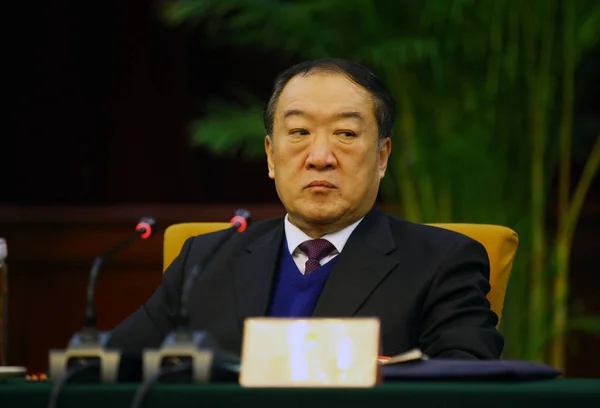 Rong Następnie Sekretarz Jiangxi Wojewódzkiego Komitetu Komunistycznej Partii Chin Cpc — Zdjęcie stockowe