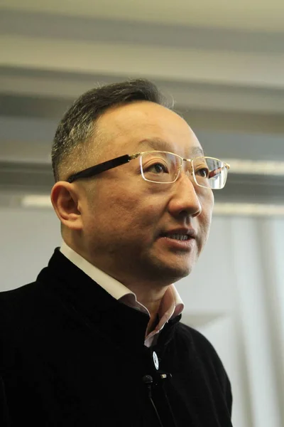 Yuan Yafei Prezes Grupy Sanpower Jest Przesłuchany Podpisaniu Imprezy Dla — Zdjęcie stockowe
