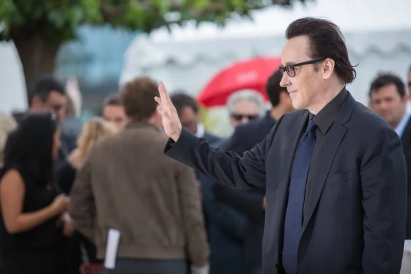 Actor Estadounidense John Cusack Saluda Una Photocall Película Maps Stars — Foto de Stock