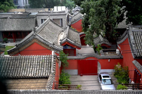 Vista Zhizhusi Templo Sabiduría Que Transformado Club Lujo Beijing China — Foto de Stock