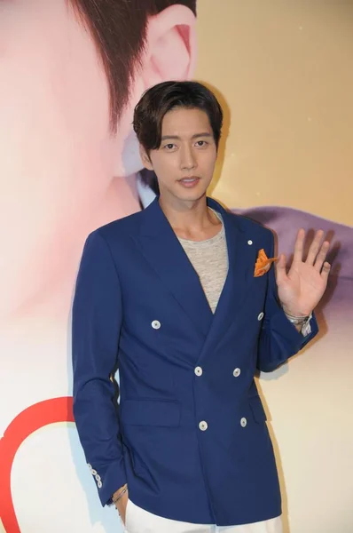 South Korean Model Actor Park Hae Jin Waves Promotional Event — Stock Photo, Image