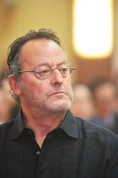 Fransk Skådespelare Jean Reno Deltar Forumet Sino Utländska Film Samproduktion — Stockfoto