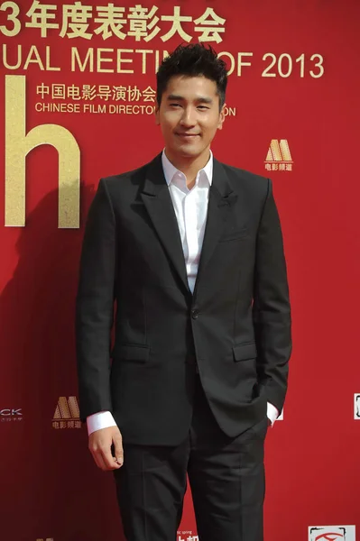 Taiwanesiska Skådespelare Mark Zhao Poserar Röda Mattan För 5Th Kina — Stockfoto