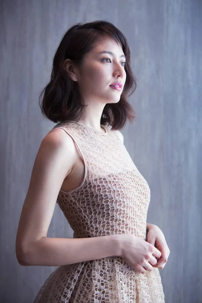 Japansk Skådespelerska Masami Nagasawa Poserar Ett Fototillfälle För Sin Film — Stockfoto