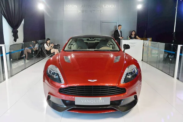 Aston Martin Vanquish Visto Exposição Durante China Rendez Vous Quinta — Fotografia de Stock