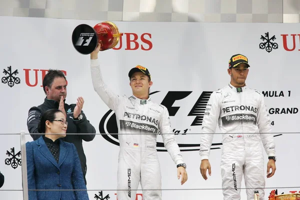 Γερμανός Πιλότος Της Nico Rosberg Της Mercedes Amg Petronas Ομάδα — Φωτογραφία Αρχείου