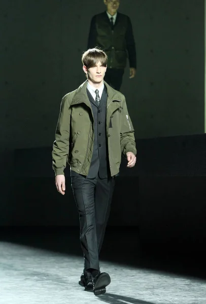 Desfile Moda Dior Homme Winter 2014 Collection Shanghai China Abril — Foto de Stock