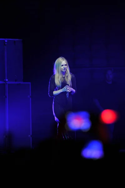 Canadian Singer Avril Lavigne Pictured Her China Tour Concert Guangzhou — Stock Photo, Image