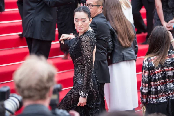 Die Chinesische Schauspielerin Gong Mitte Kommt Mai 2014 Zur Eröffnung — Stockfoto