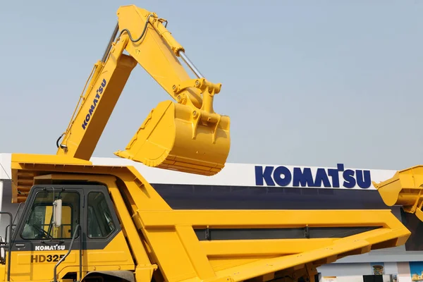 Excavator Komatsu Ltd Displayed Exhibition Shanghai China November 2010 — Stock Photo, Image