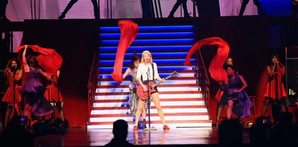 Chanteuse Américaine Taylor Swift Produit Son Concert Shanghai Chine Mai — Photo